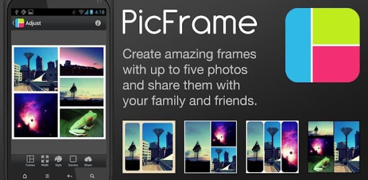 PicFrame v2.0.2 APK, creare collage di foto su Android - 