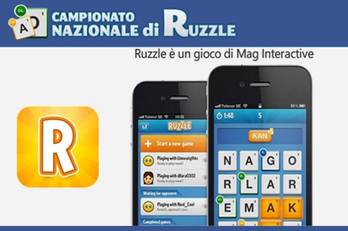 Ruzzle, a breve il primo Campionato Nazionale - 