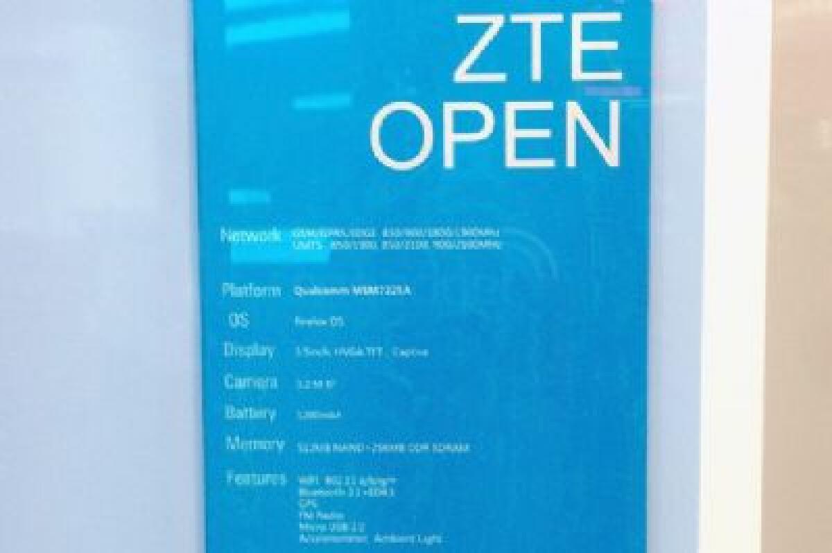 ZTE Open, ecco il primo smartphone con Firefox OS - 