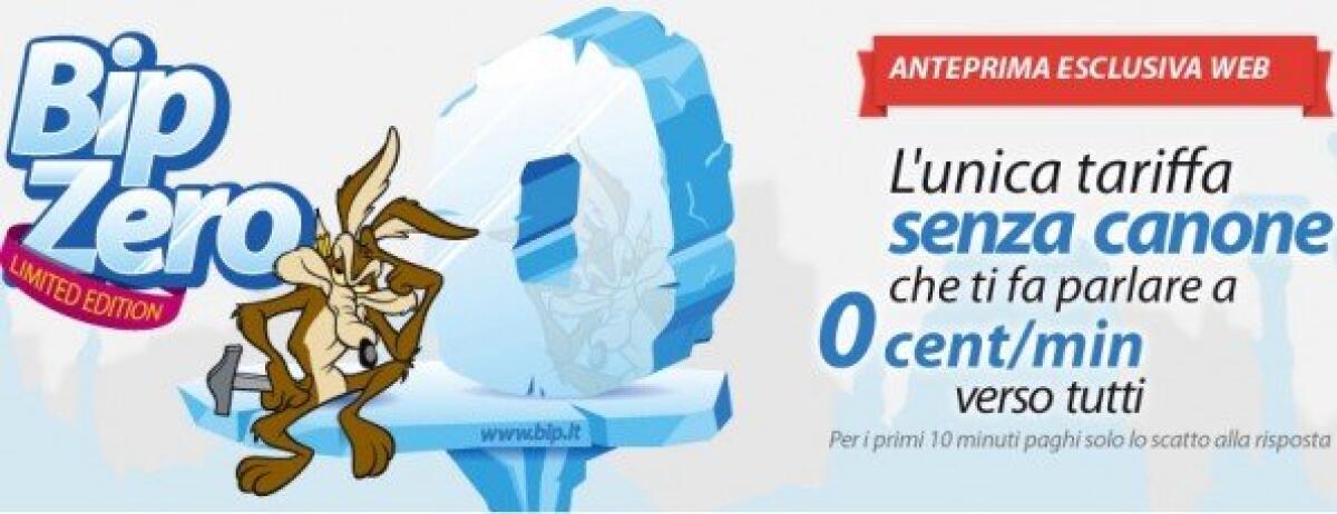 Offerte Telefonia: Bip Mobile presenta Zero, la tariffa da 0cent/min con solo scatto alla risposta - 