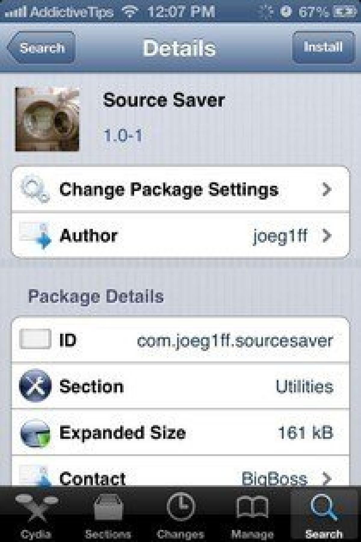 Backup e ripristino delle repository e source di Cydia con Source Saver - 