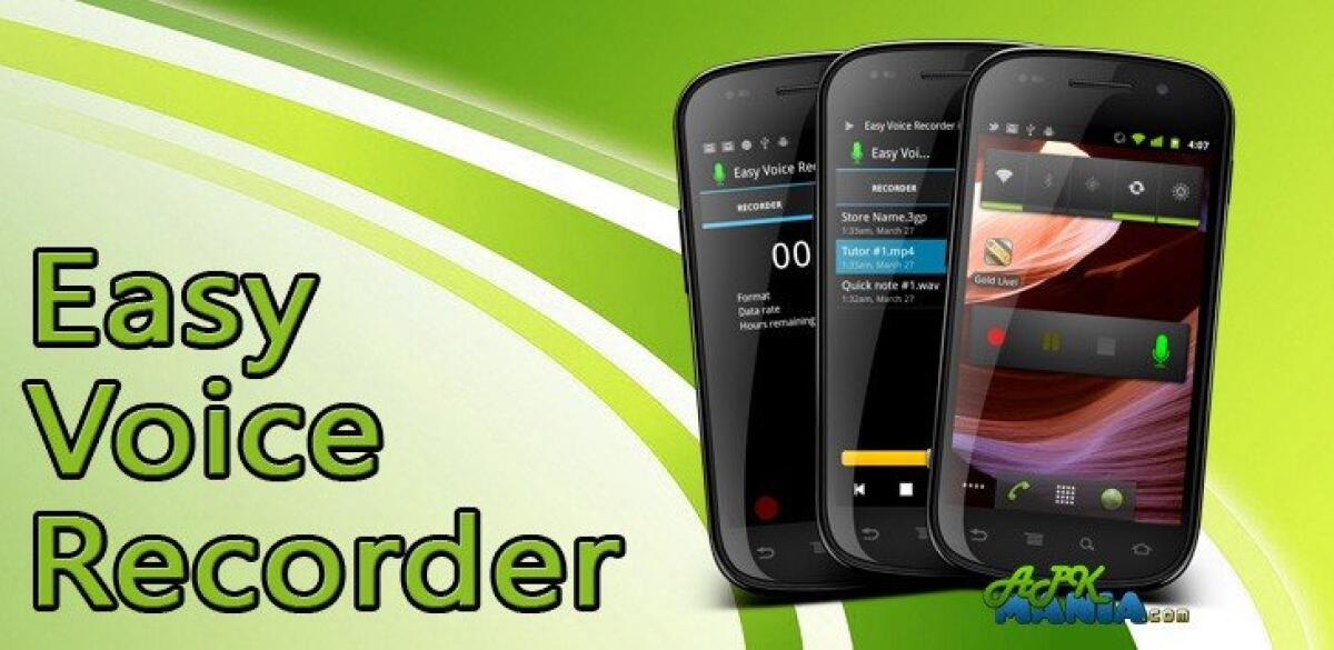 Easy Voice Recorder Pro v1.5.9 APK, registratore vocale per Android - 
