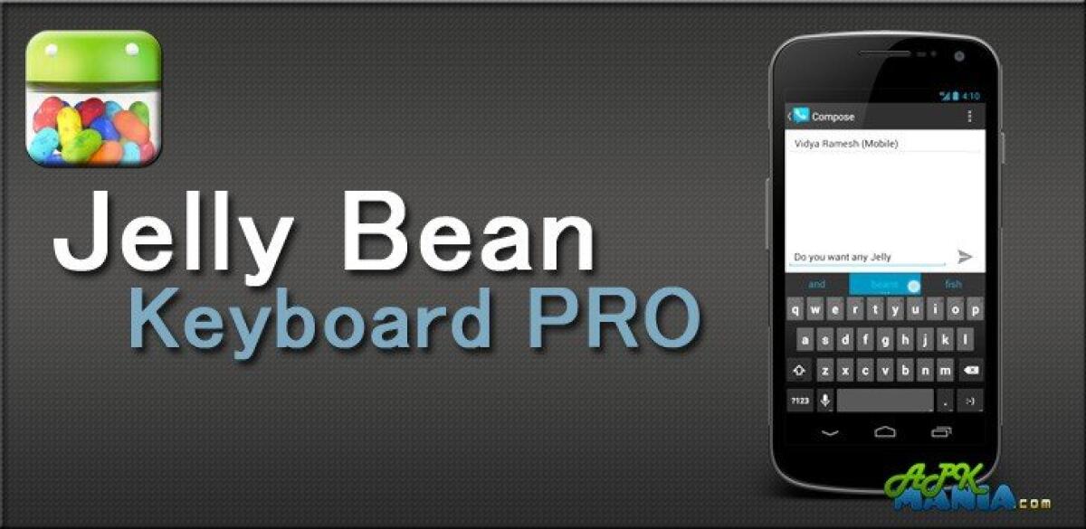 Jelly Bean Keyboard PRO v1.9.7 APK, tastiera alternativa per Android - 