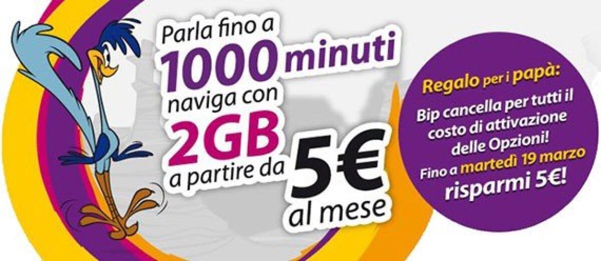 Offerte Telefonia: Bip Mobile lancia la promo per la festa del papà - 