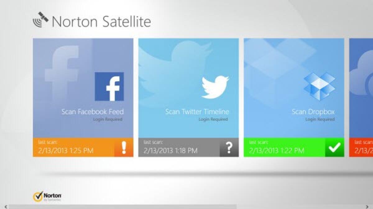Norton Satellite, ecco l'antivirus per i social network - 