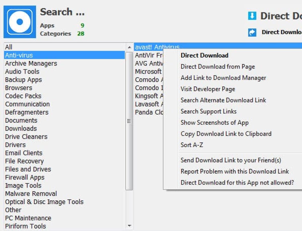 DDownloads: Scaricare moltissimi Programmi .exe e Portabili direttamente tramite una comoda Interfaccia Grafica [Windows App] - 