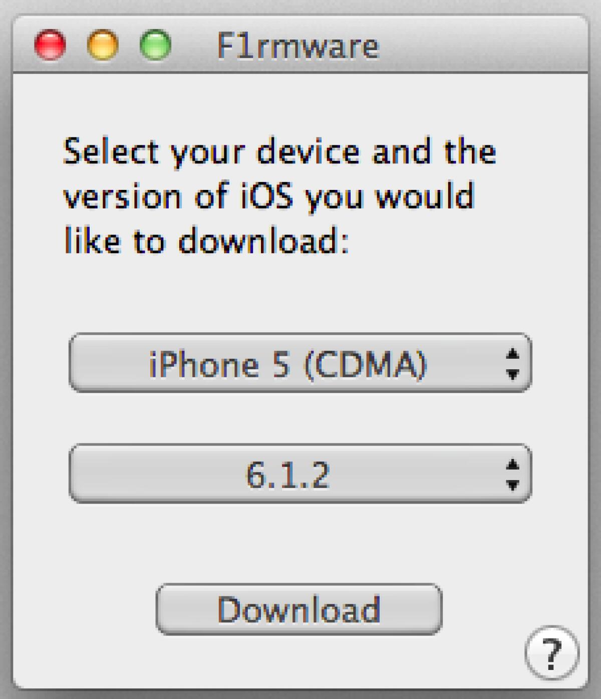 Scaricare i Firmware iOS per iPhone, iPod e iPad in modo semplice e veloce con F1rmware - 