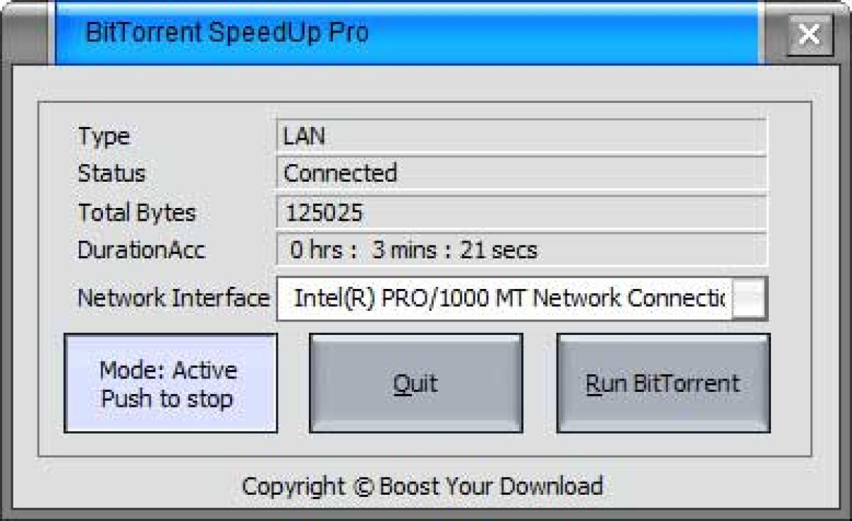 BitTorrent SpeedUp PRO 4.6.7 [Velocizzare BitTorrent] - 