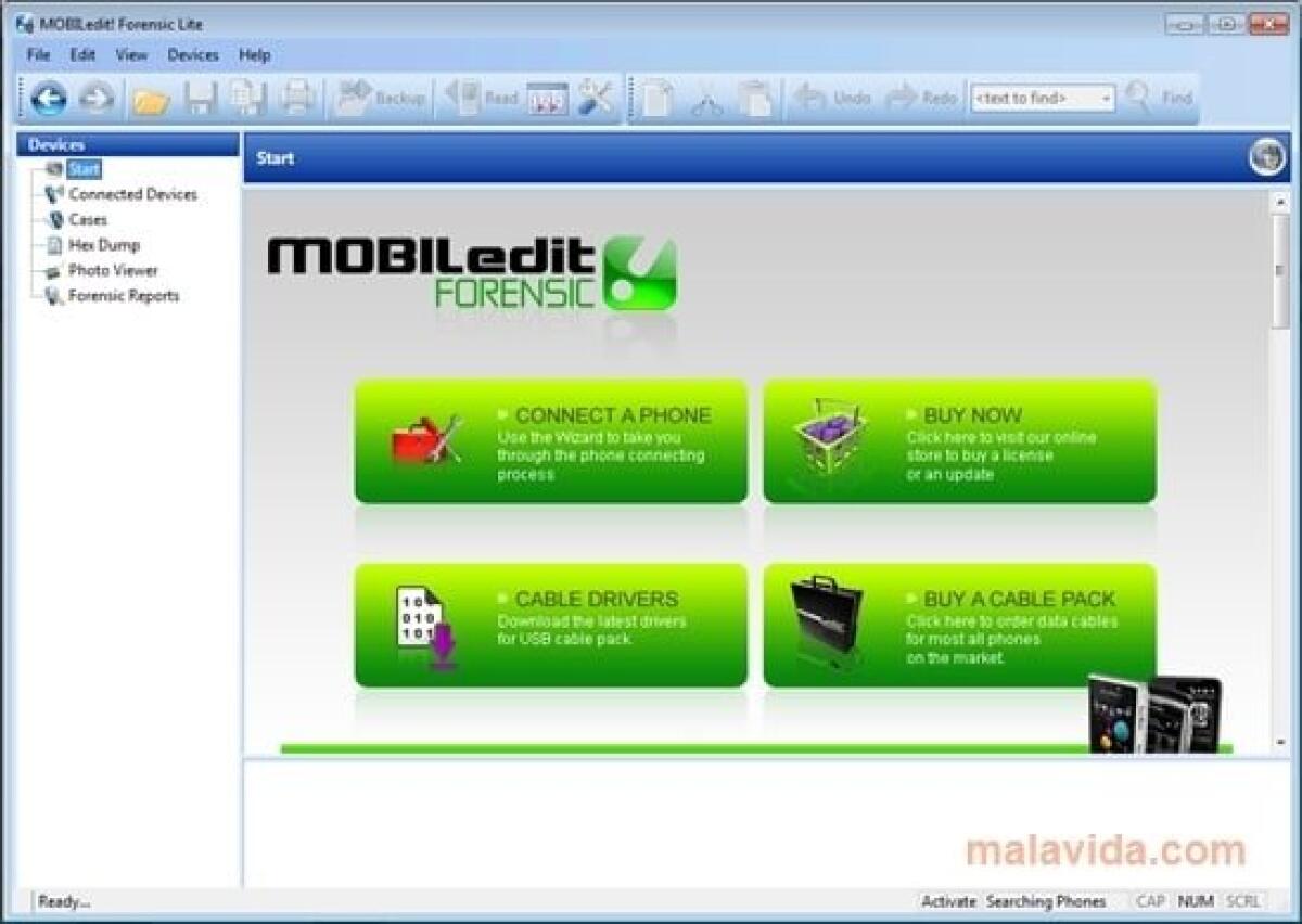 Download MOBILedit! Forensic 6.9.0.2876 Portable, tool di diagnostica completo per il tuo smartphone - 