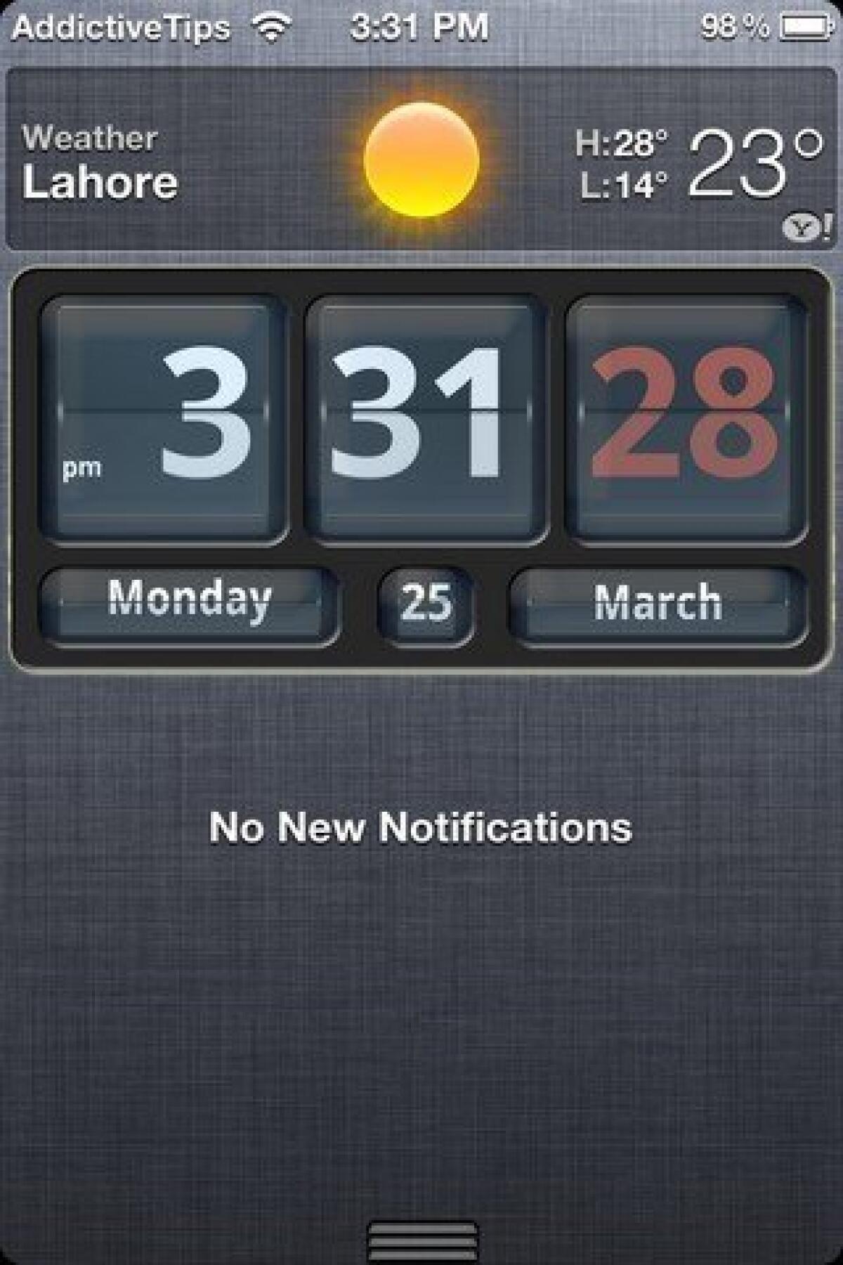 Come avere un widget orologio in stile Android su iPhone - 