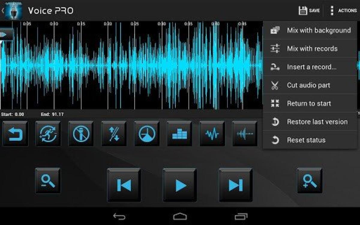 Voice PRO 2.9.4 (v2.9.4) apk download, audio editor evoluto e completo per Android - 