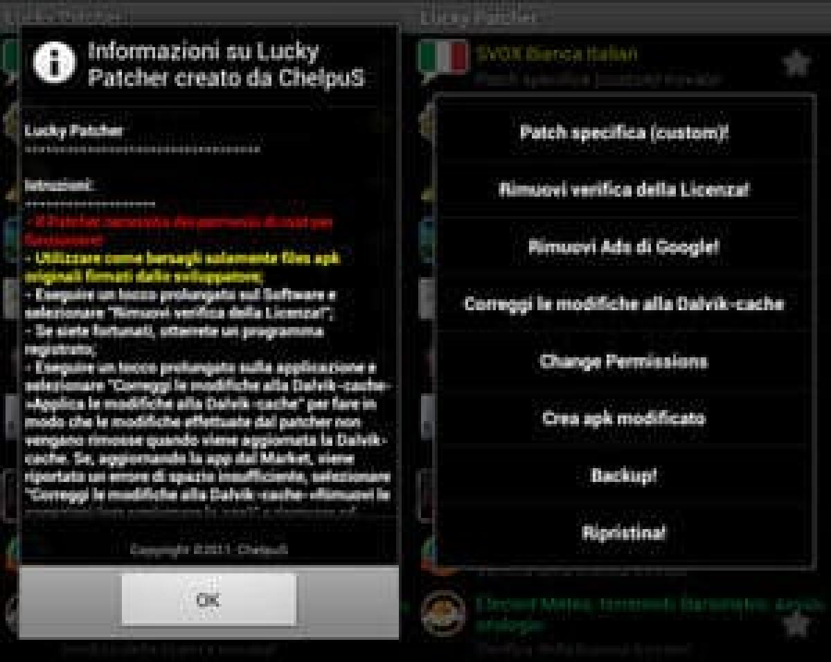 Lucky Patcher APK, per craccare le applicazioni Android - 