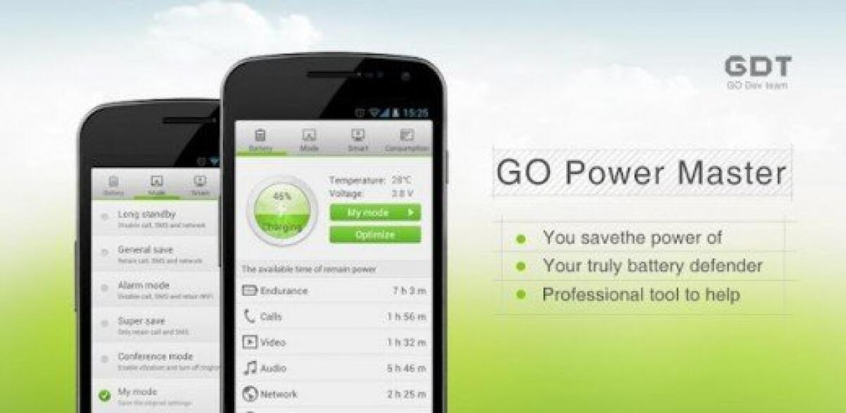 GO Power Master Premium 3.22 apk download, aumenta la batteria del tuo Android - 