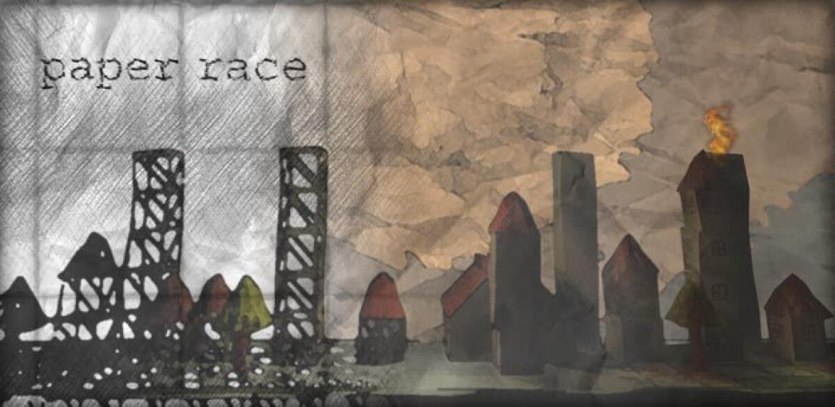 Paper Race HD v1.0 APK, corse di aerei di carta su Android - 