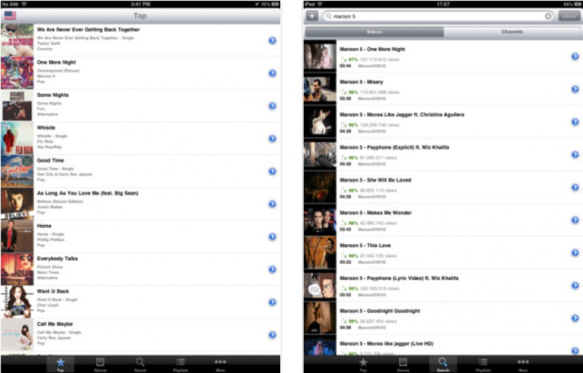 Ascoltare musica YouTube in background su iPhone, iPod e iPad con Music Tube - 