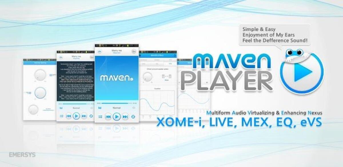 Download MAVEN Music Player (3D,Lyrics) v1.0.5 APK, lettore musicale alternativo per Android - 