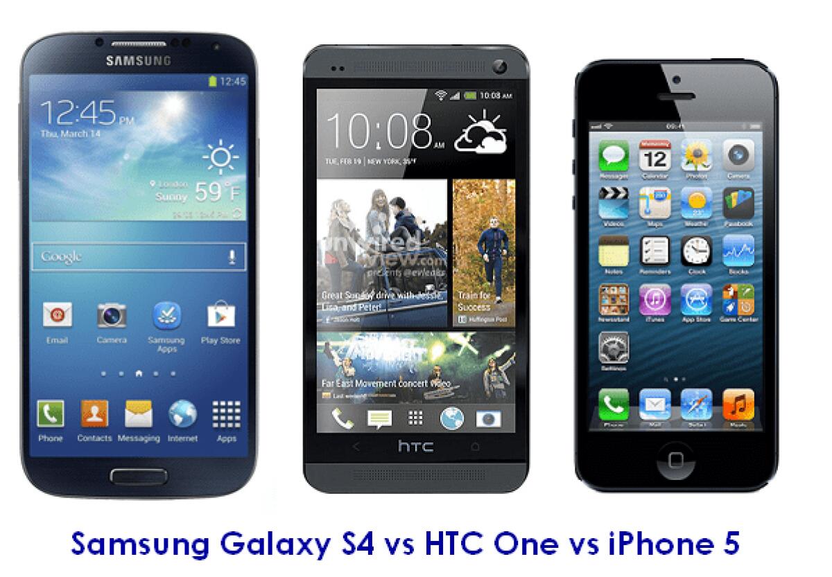 iPhone 5 vs HTC One vs Samsung Galaxy S4: schede tecniche a confronto - 