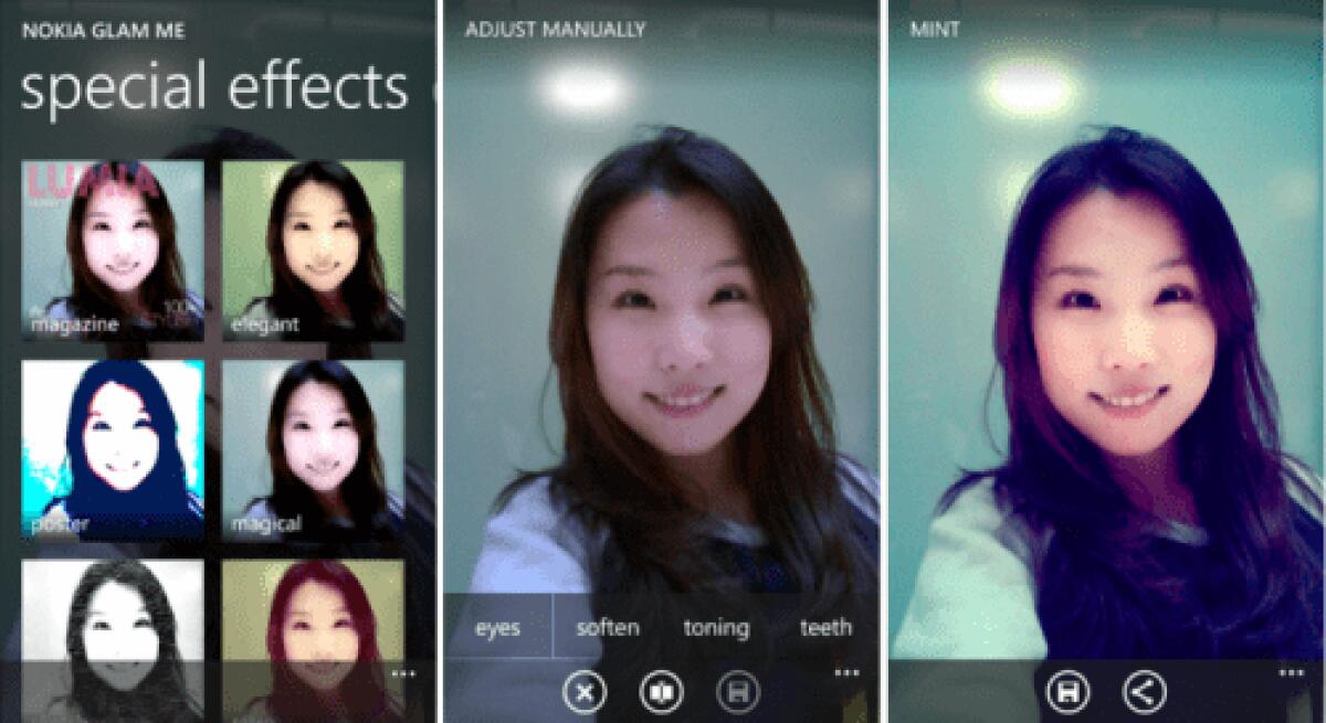 Come fare autoscatti su Windows Phone 8 con Nokia Glam Me - 