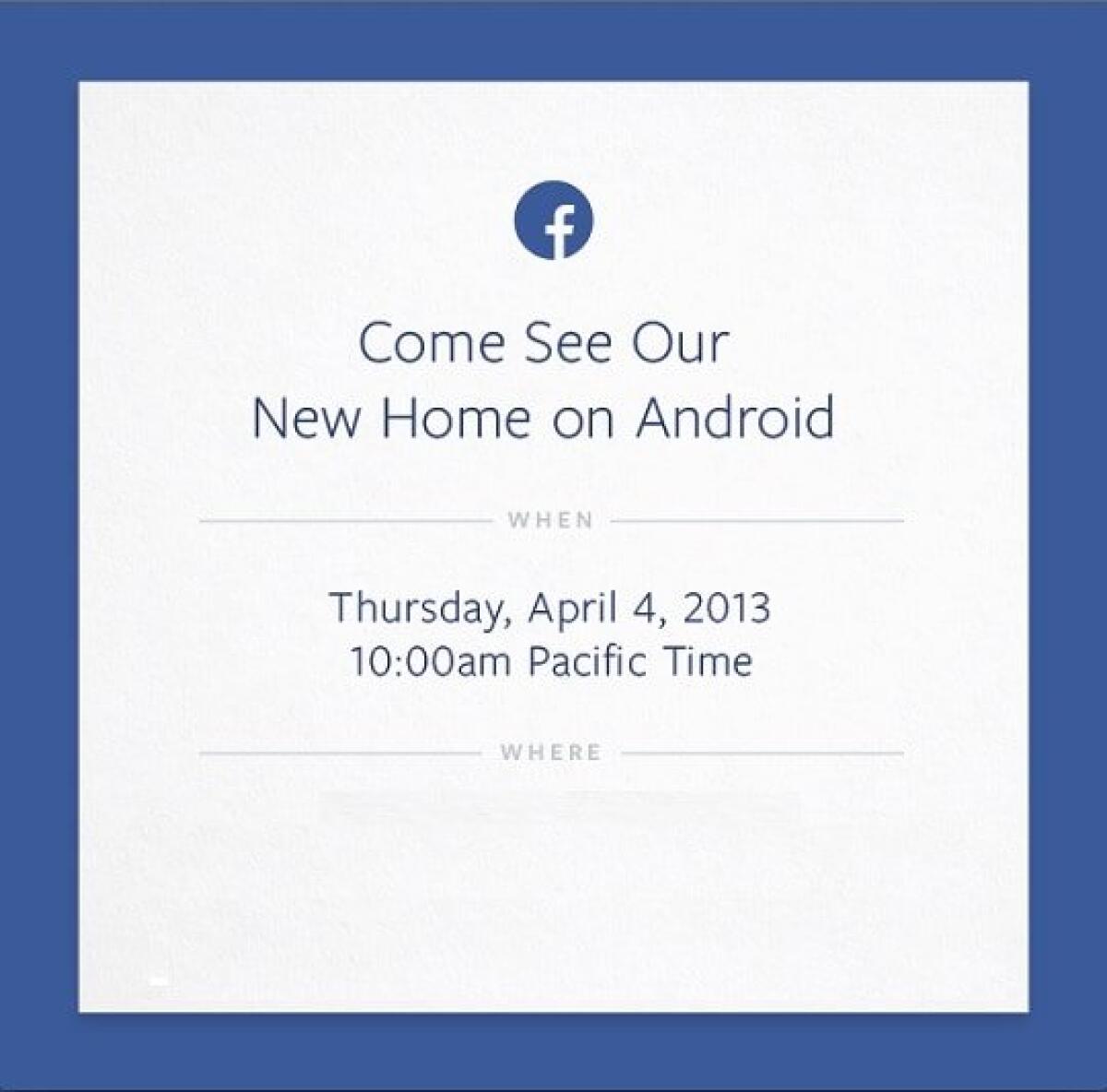 Facebook: in arrivo uno smartphone con Android o una home alternativa per Android? - 