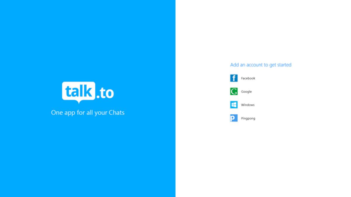 Talk.to, una chat per Google Talk e Facebook compatibile con Windows 8 - 