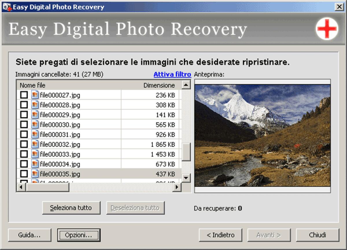 Easy Digital Photo Recovery 3.0: Miglior Software per Recuperare Foto e Immagini cancellare per Errore - 