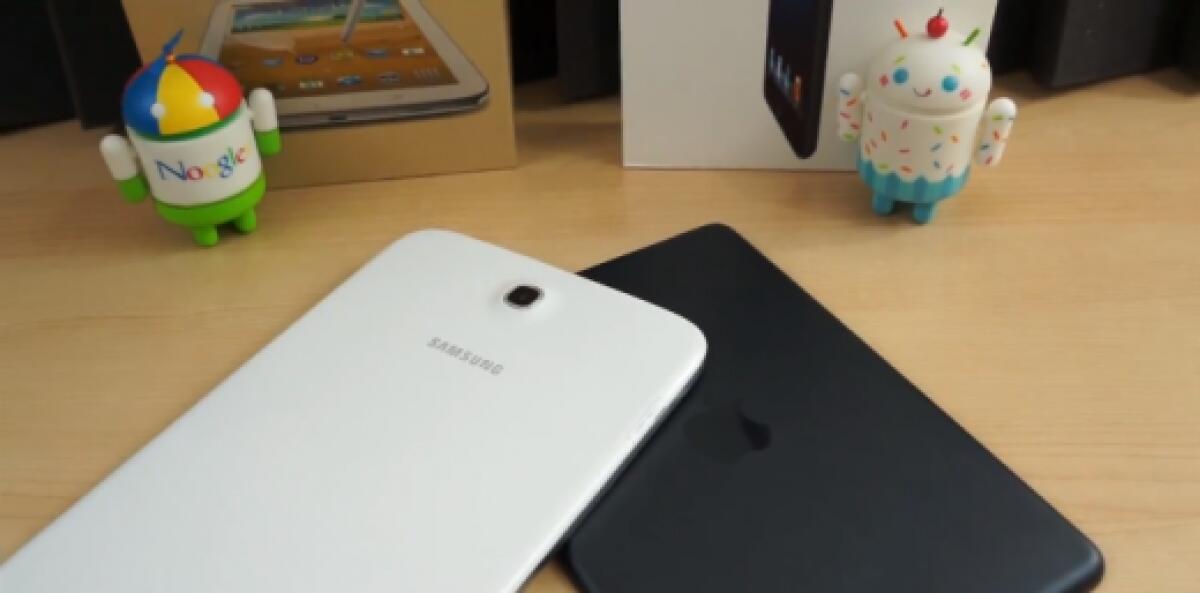 Confronto Video tra Samsung Galaxy Note 8.0 e Apple iPad Mini - 