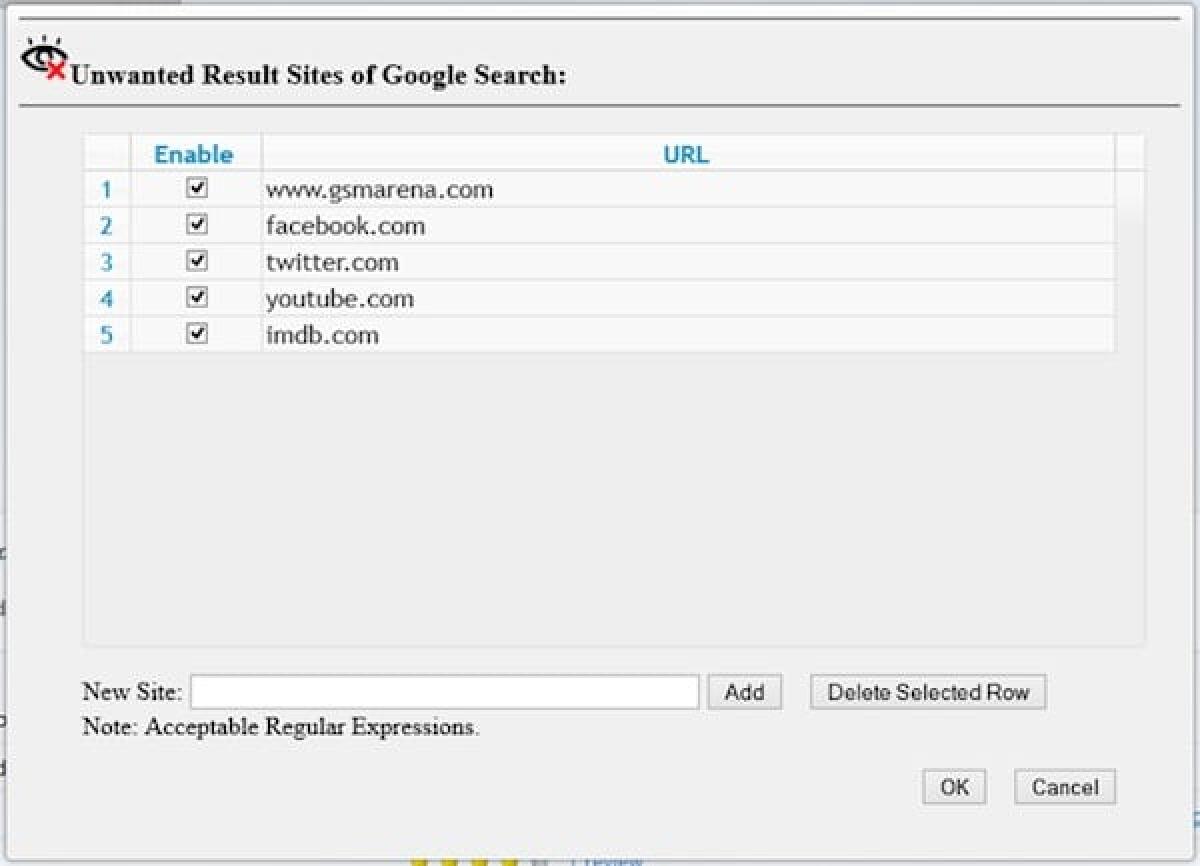 Hide Unwanted Results of Google Search: Estensione Firefox per Nascondere Risultati Inderiderati da Google - 