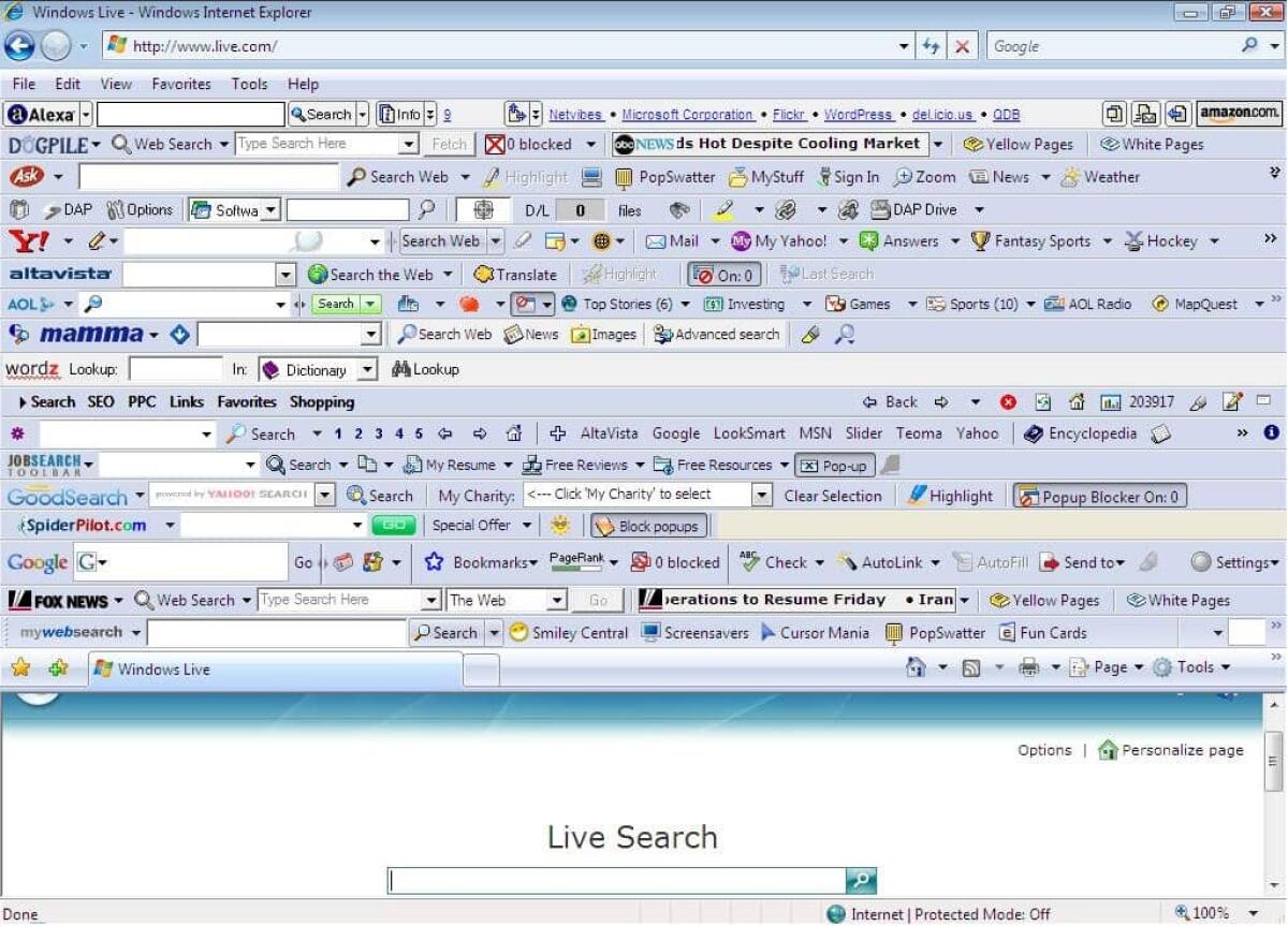 Rimuovere tutte le fastidiose toolbar dal PC Windows e dal browser internet con Junkware - 