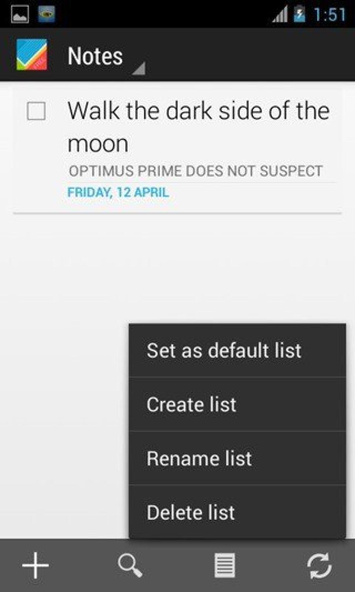 Note e lista To-Do per Android con Got-IT - 
