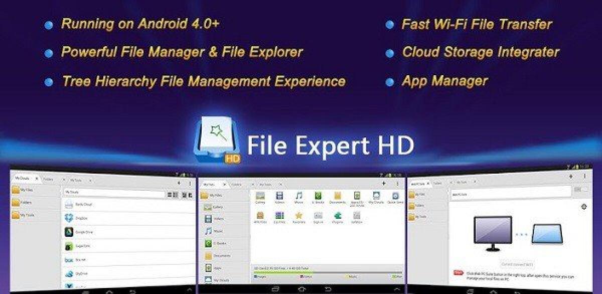 Download File Expert HD 1.0.1 APK, un bel gestore di file per Android - 
