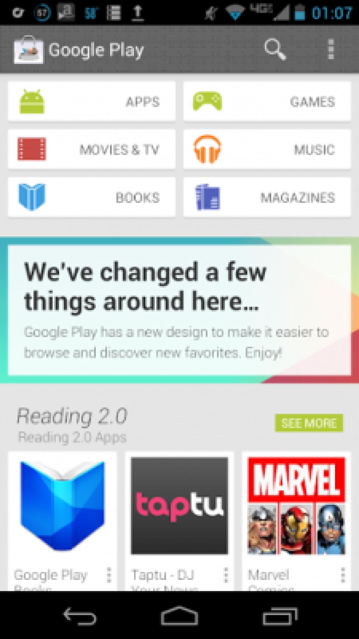 Ecco il nuovo Google Play Store [Foto] - 