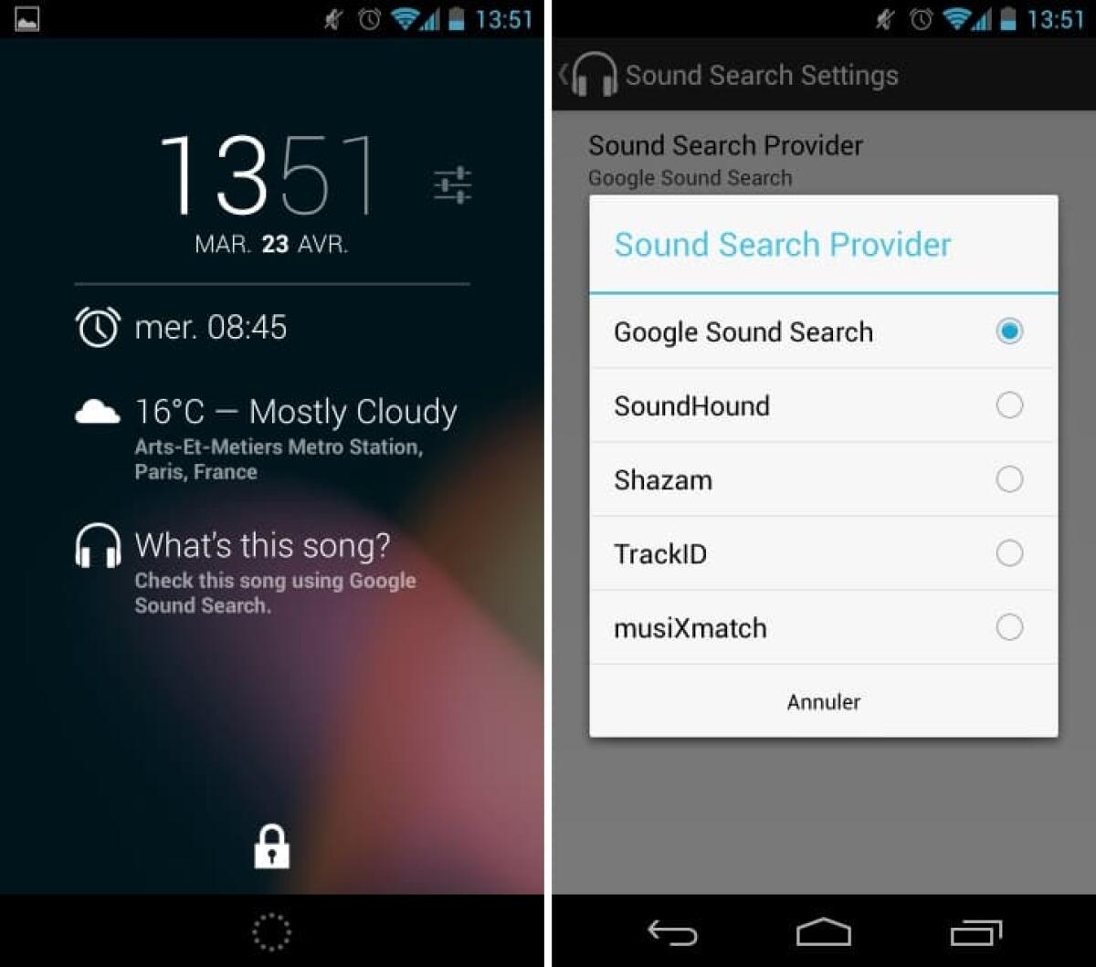 Riconoscere le canzoni alla radio direttamente dalla lockscreen di Android - 
