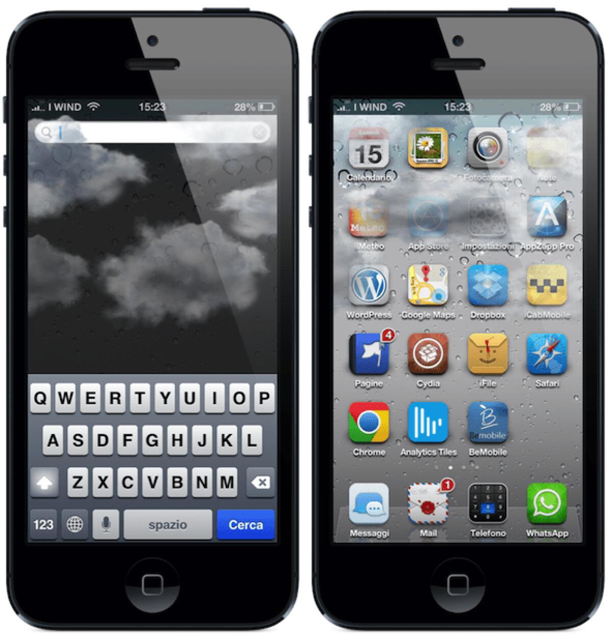 Arriva il meteo animato nella home dell'iPhone con AniWeather - 