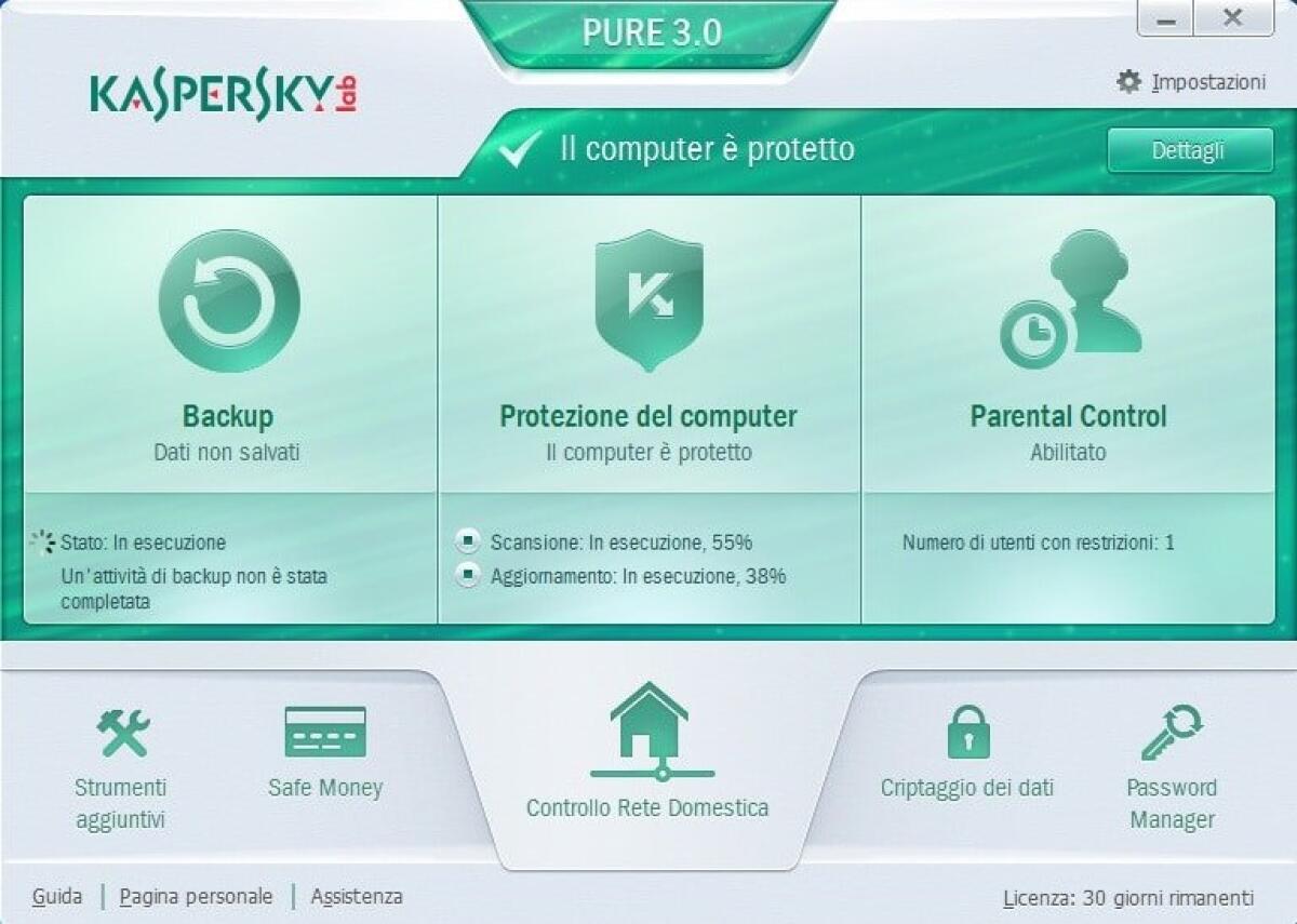 Migliori Antivirus Windows: Recensione del nuovo Kaspersky Pure 3.0 - 