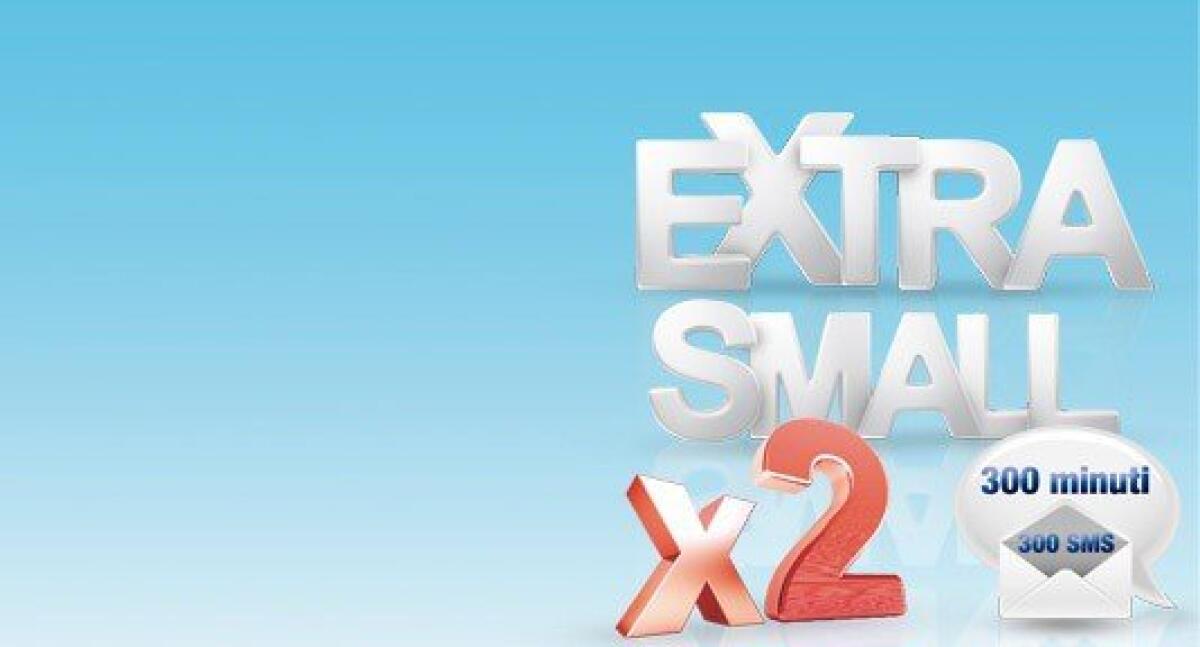 Offerte Telefonia: PosteMobile Zero Pensieri Extra Small X2 - 