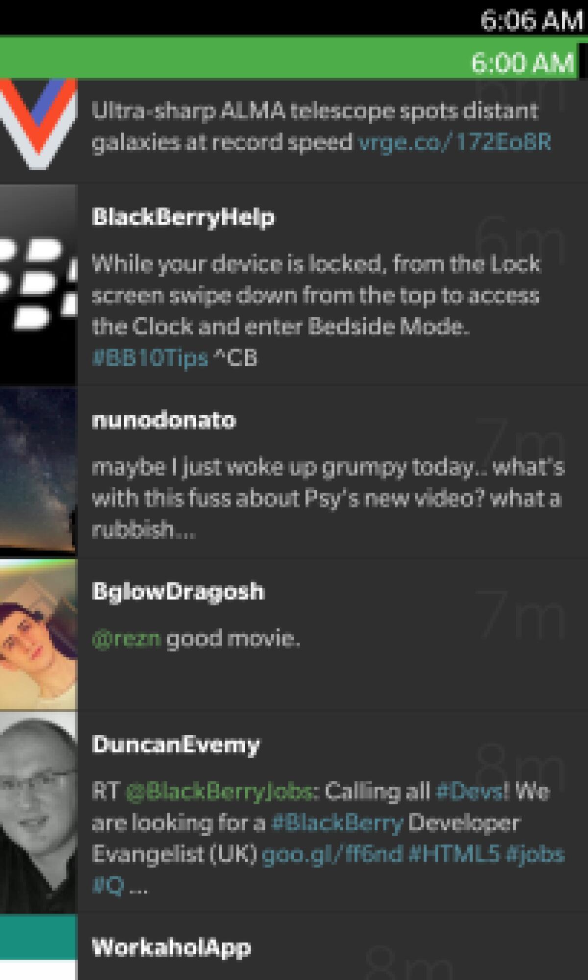 Miglior Client Twitter per BlackBerry 10: Download Blaq - 