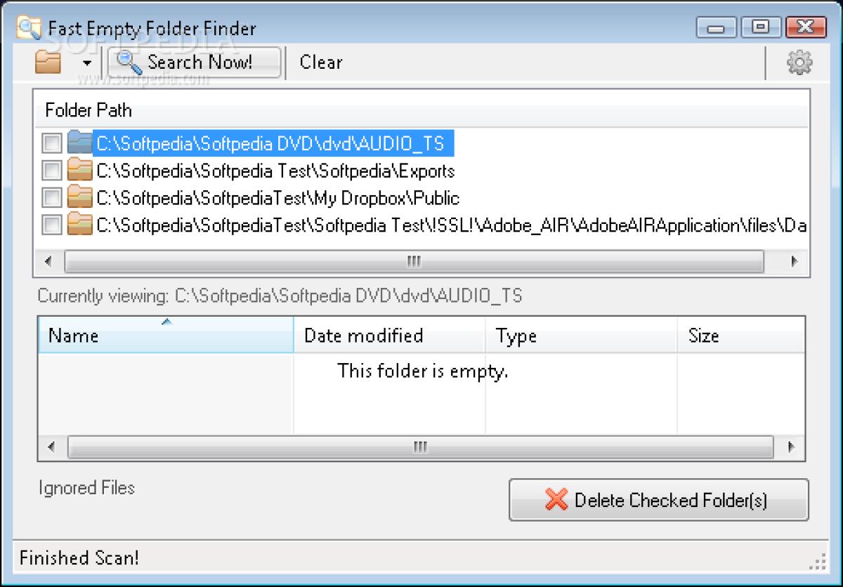 Trovare e cancellare cartelle vuote su Windows con Fast Empty Folder Finder - 