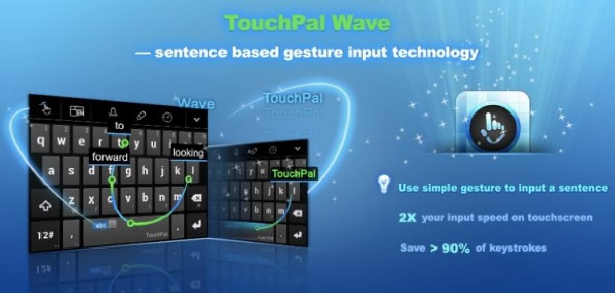 TouchPal Wave, tastiera innovativa disponibile per Android [Download APK] - 