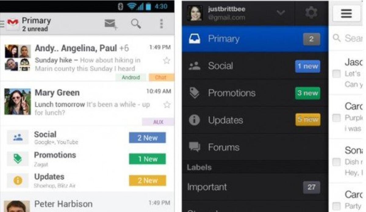 Tra due giorni arriverà il nuovo Gmail di Google su Web e smartphone - 