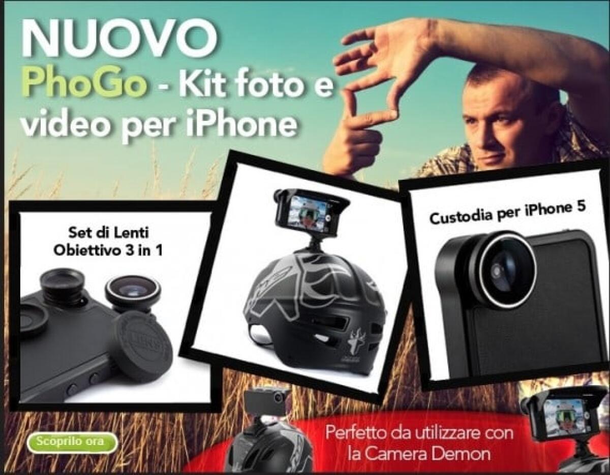 Foto professionali con l'iPhone grazie al kit PhoGo di Proporta - 