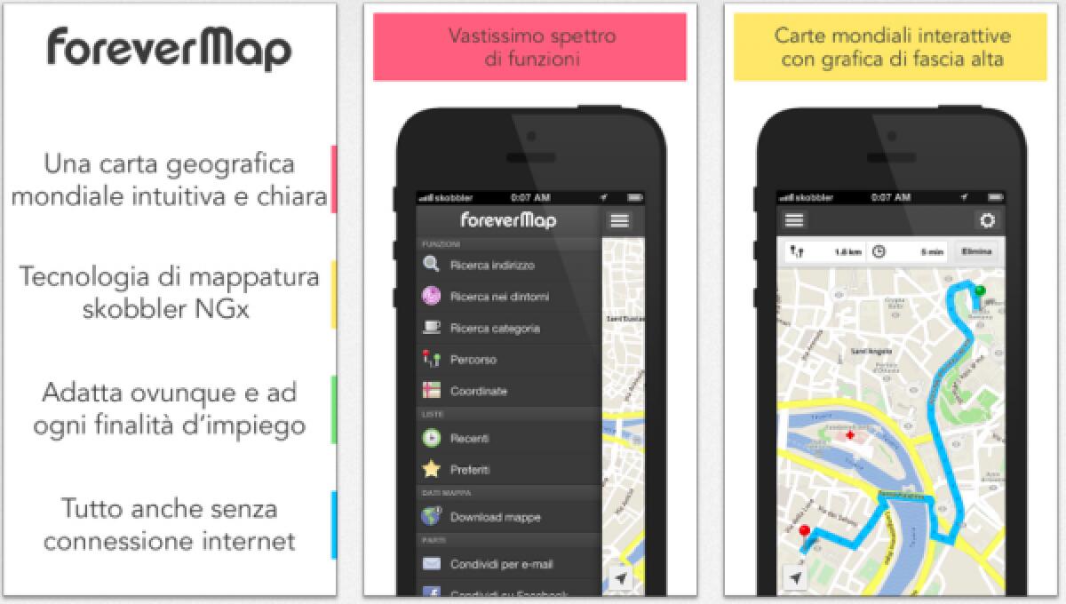Mappe di tutto il mondo offline su iPhone con ForeverMap 2 - 