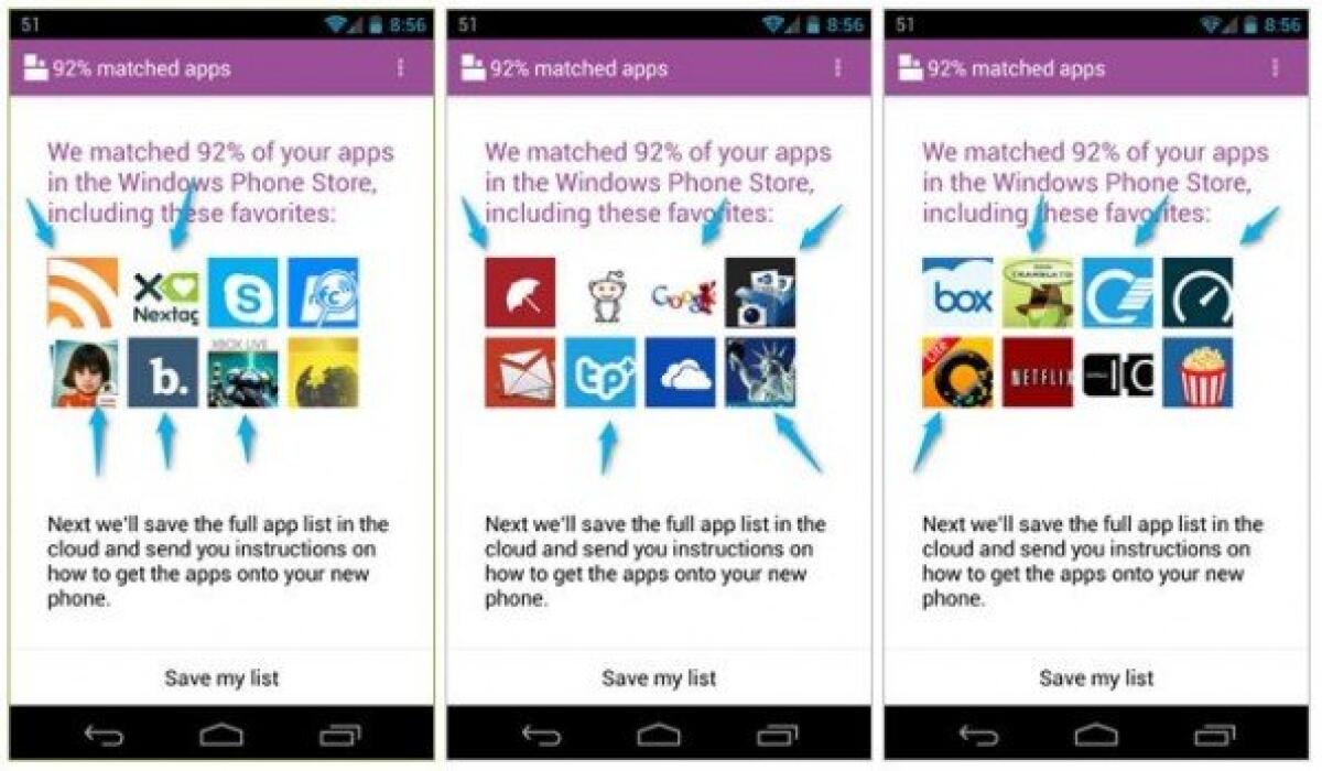 Switch to Windows Phone: app Android per passare a Windows Phone - 