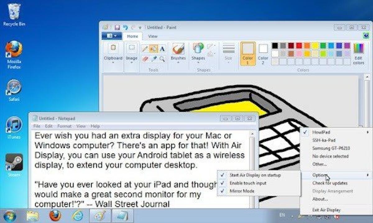 Usare smartphone o tablet Android come secondo monitor per PC e Mac: ecco 3 programmi - 