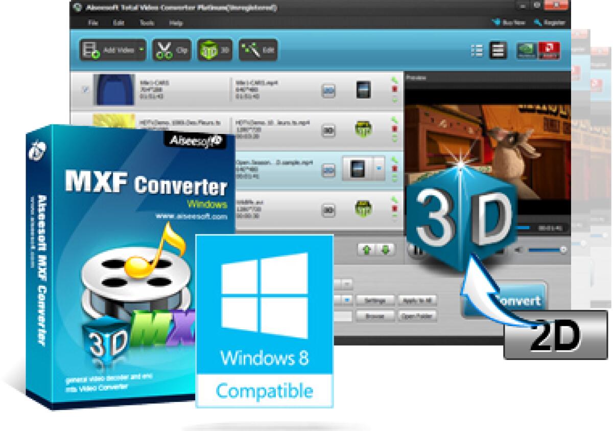 Aiseesoft MXF Converter: Convertire File MXF delle Videocamere Panasonic, Sony e Canon in AVI, MP4 e altri Formati [Windows e MAC] - 