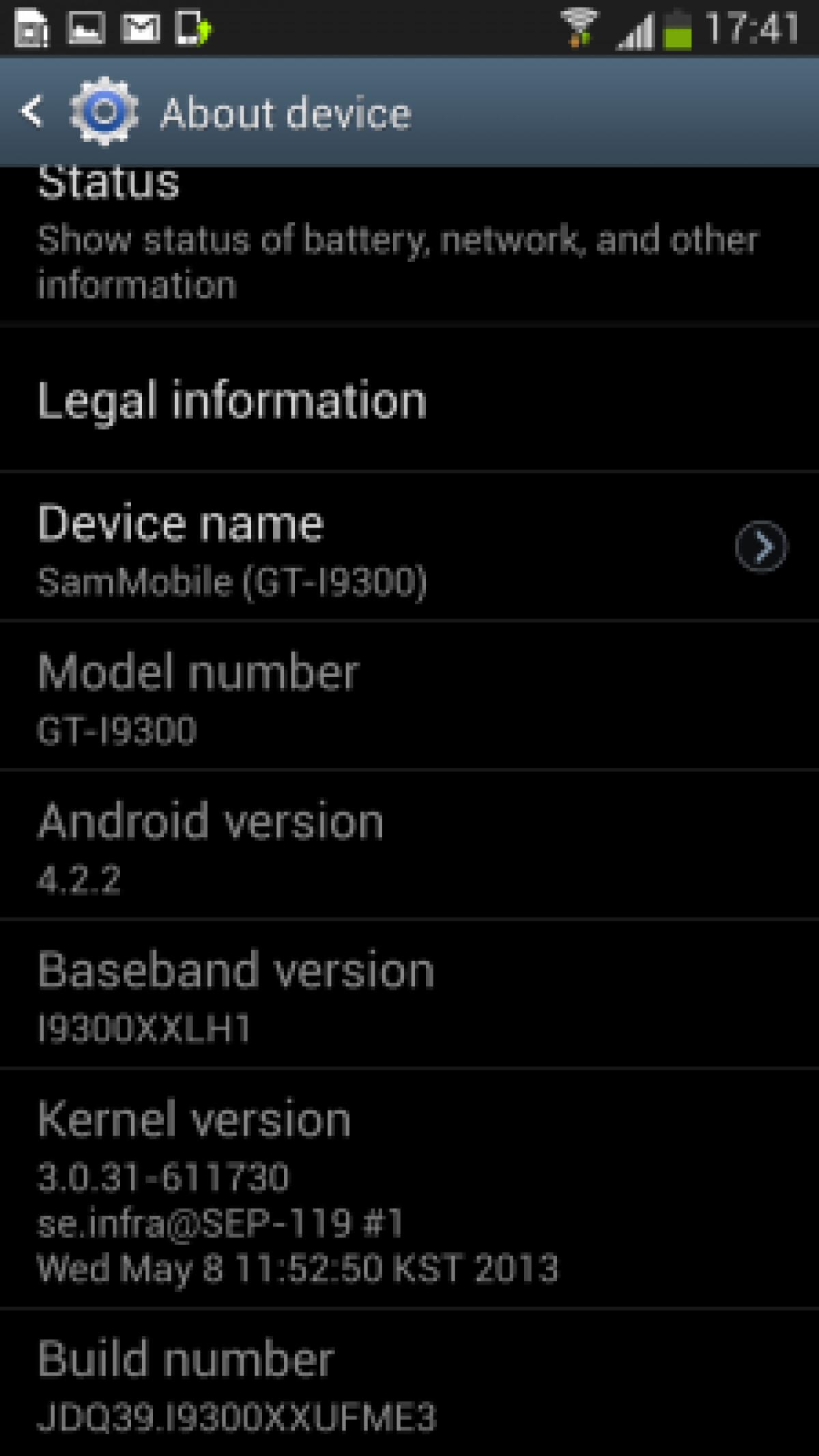 Arriva un primo firmware ufficiale Android 4.2.2 per Galaxy S3 [DOWNLOAD] - 