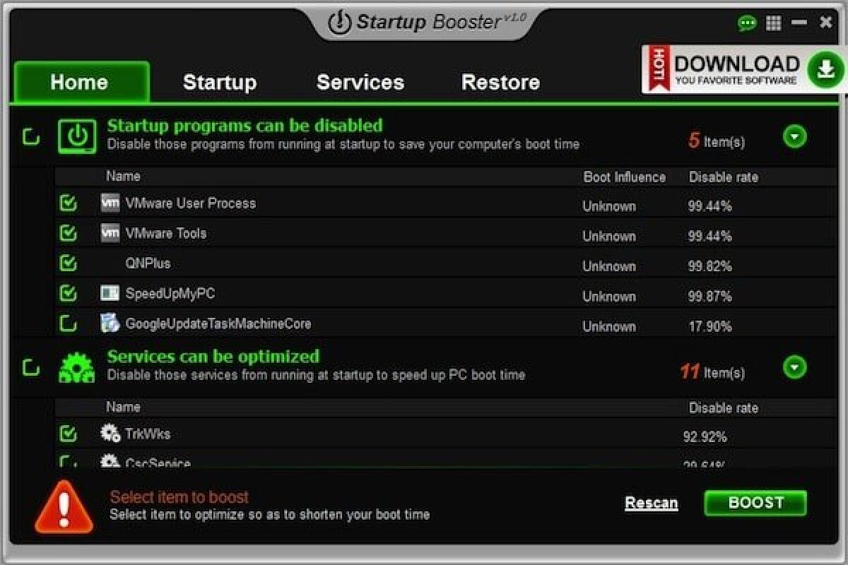 Velocizzare avvio e accensione del PC Windows con Anvi Startup Booster - 