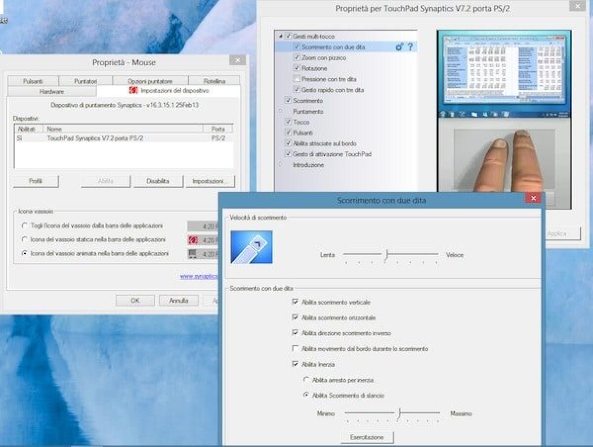Attivare e abilitare lo scrolling a due dita su Windows 8 - 