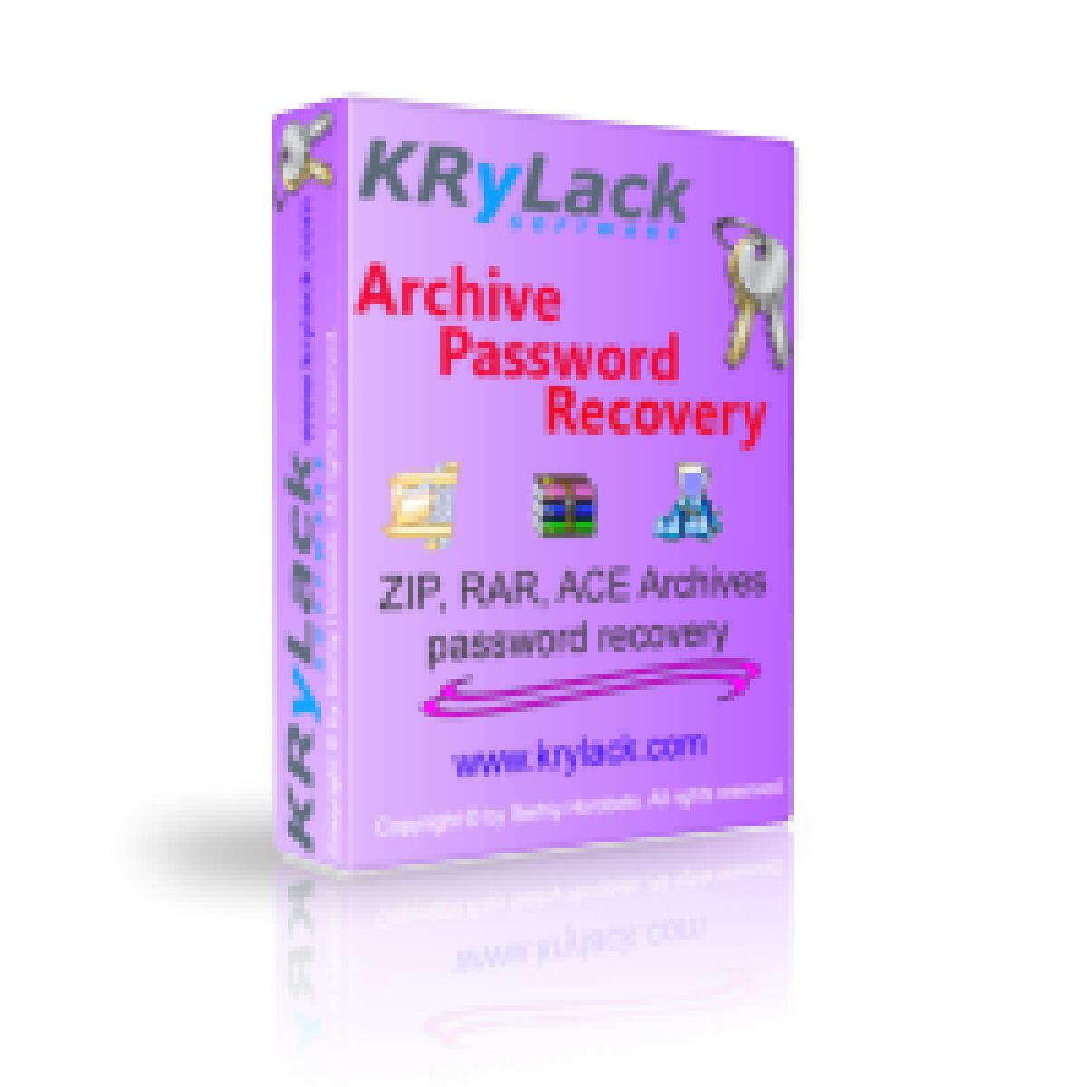 KRyLack Archive Password Recovery 3.47 Completo: Scoprire Password da file RAR, ZIP e altri archivi Compressi - 