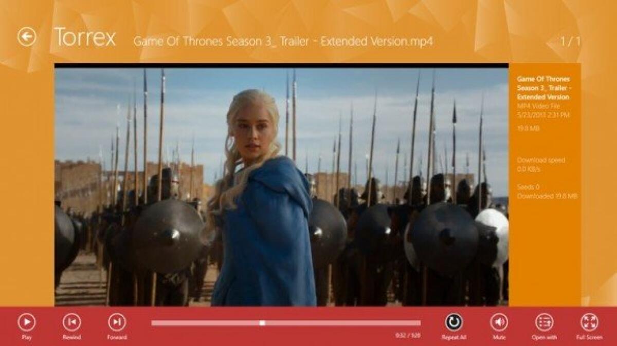 Torrex, nuovo programma per scaricare Torrent con Windows 8 e Windows 8 RT - 