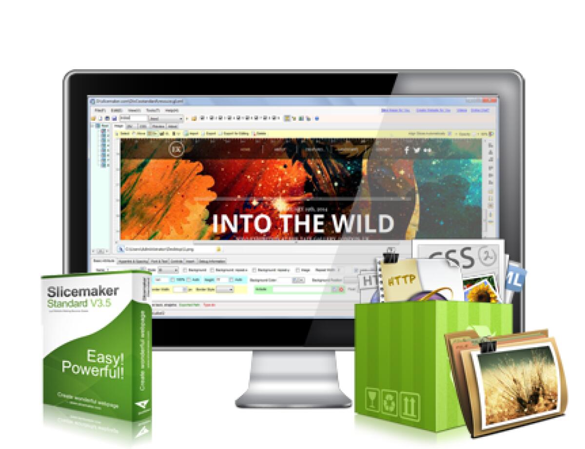 SliceMaker Standard 3.5 con Licenza: Crea Siti Web in maniera Facile e Creativa - 